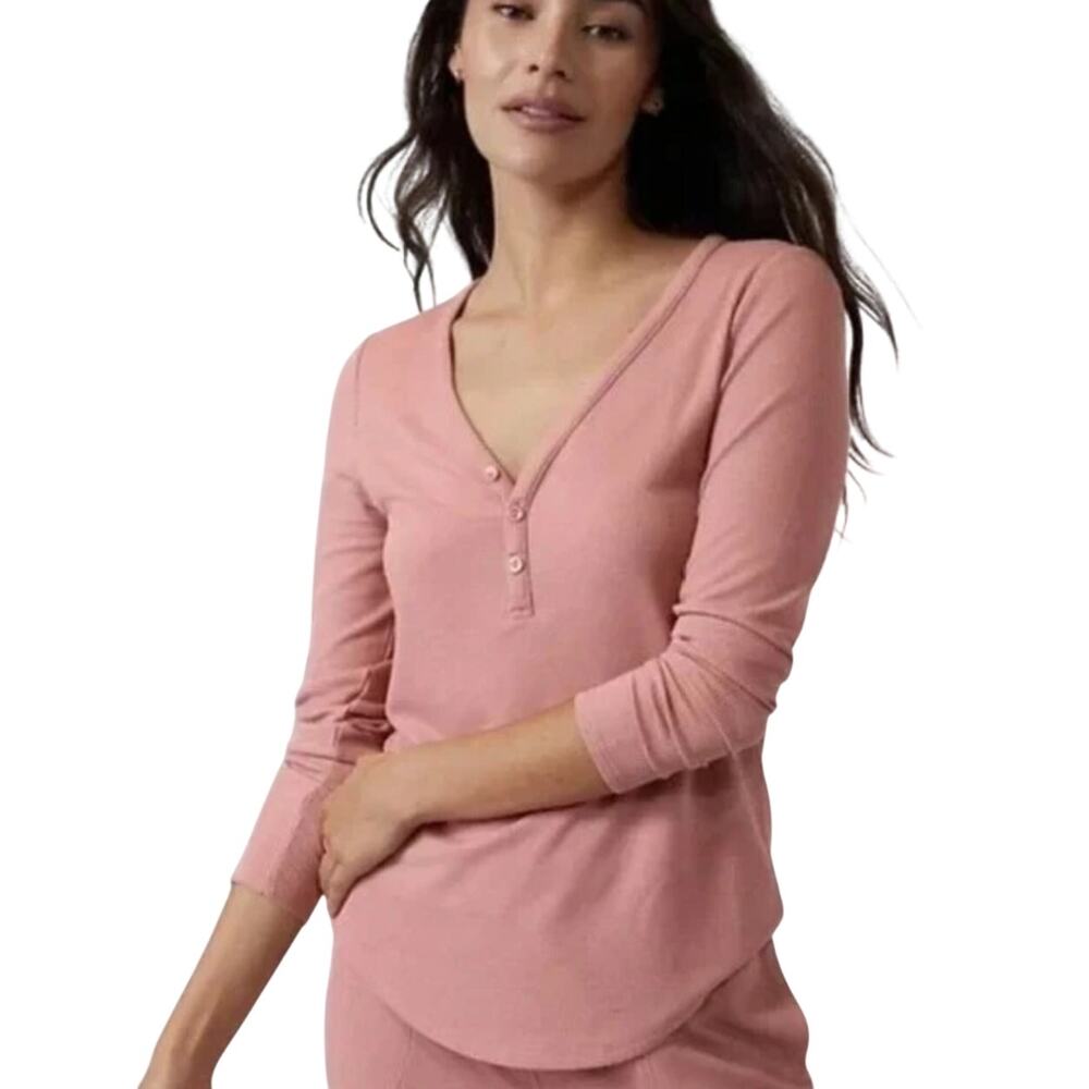 Athleta Wind Down Sleep Top, NWT M, Pink